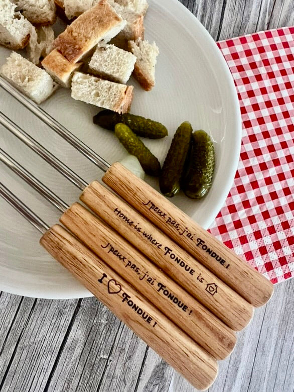 Fourchette à fondue personnalisée