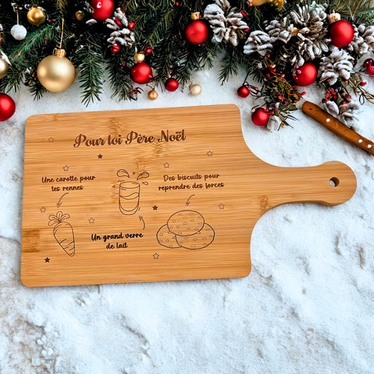 🎅 Planche gravée pour le Père Noël