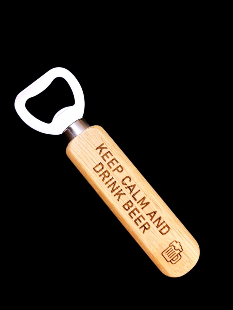 Décapsuleur en bois personnalisé