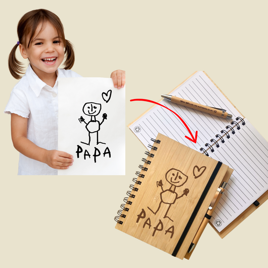 Le Carnet "Chef-d’œuvre" – Votre dessin gravé