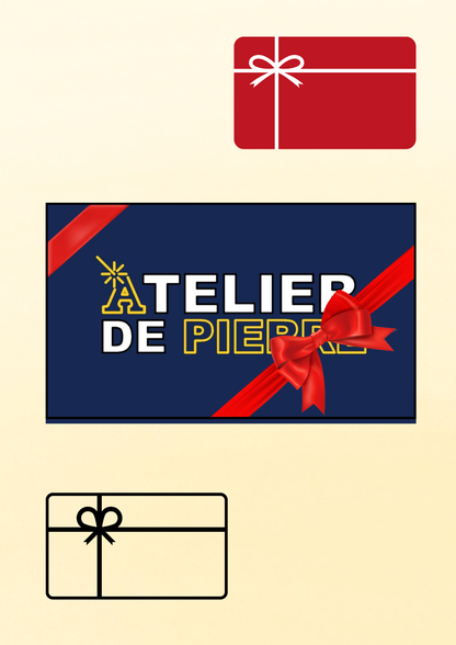 🎁 Carte Cadeau – L’Atelier de Pierre
