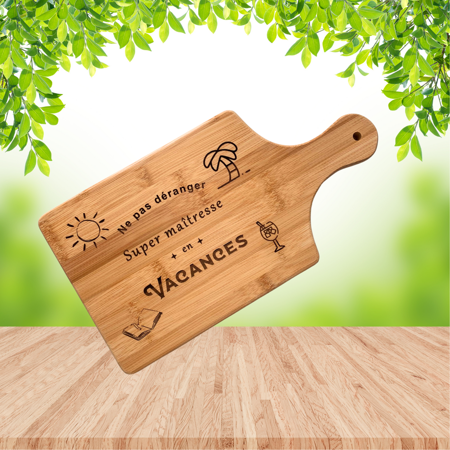 Planche Apéro Maître(sse)/éducatrice/…  – Édition "Merci & Vacances" ☀️
 🍹