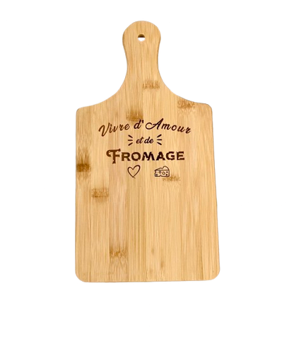 🧀 Planche à fromage gravée