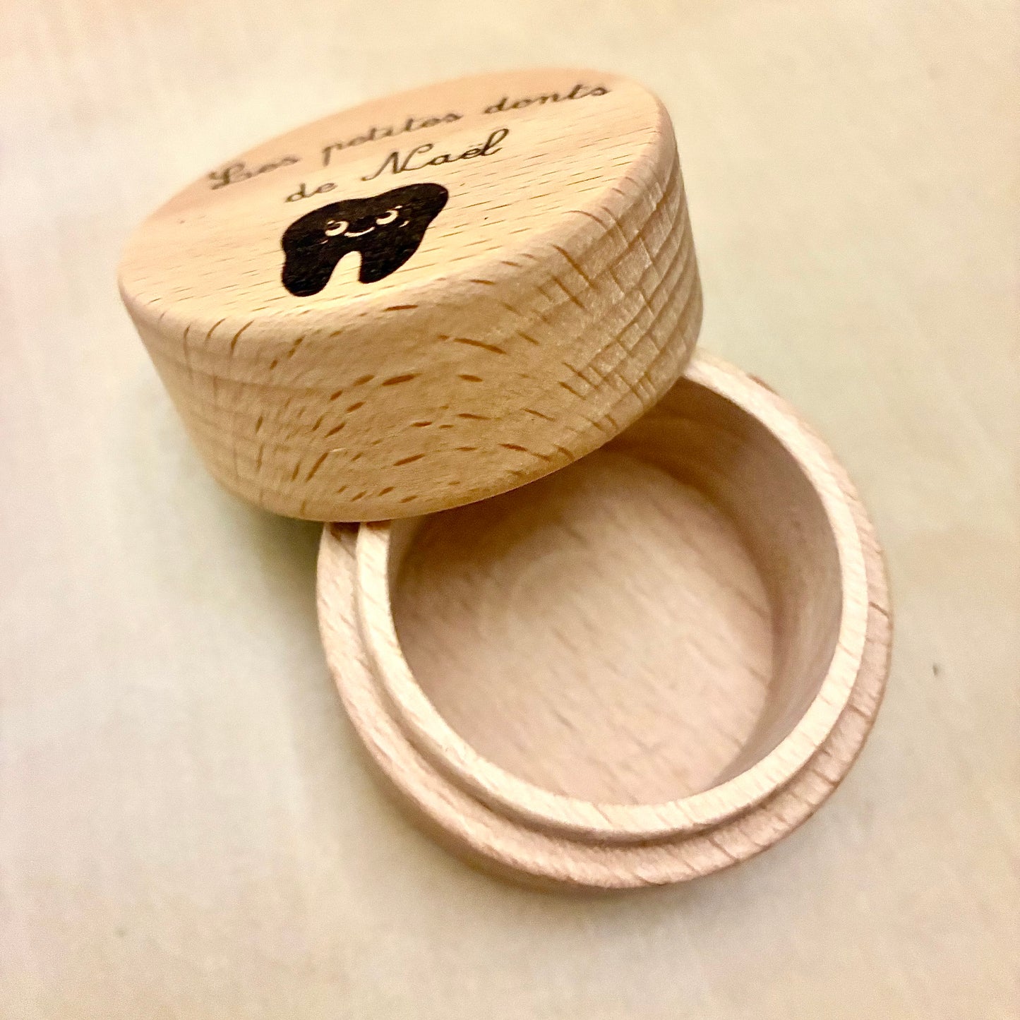 Boîte à dents de lait personnalisée