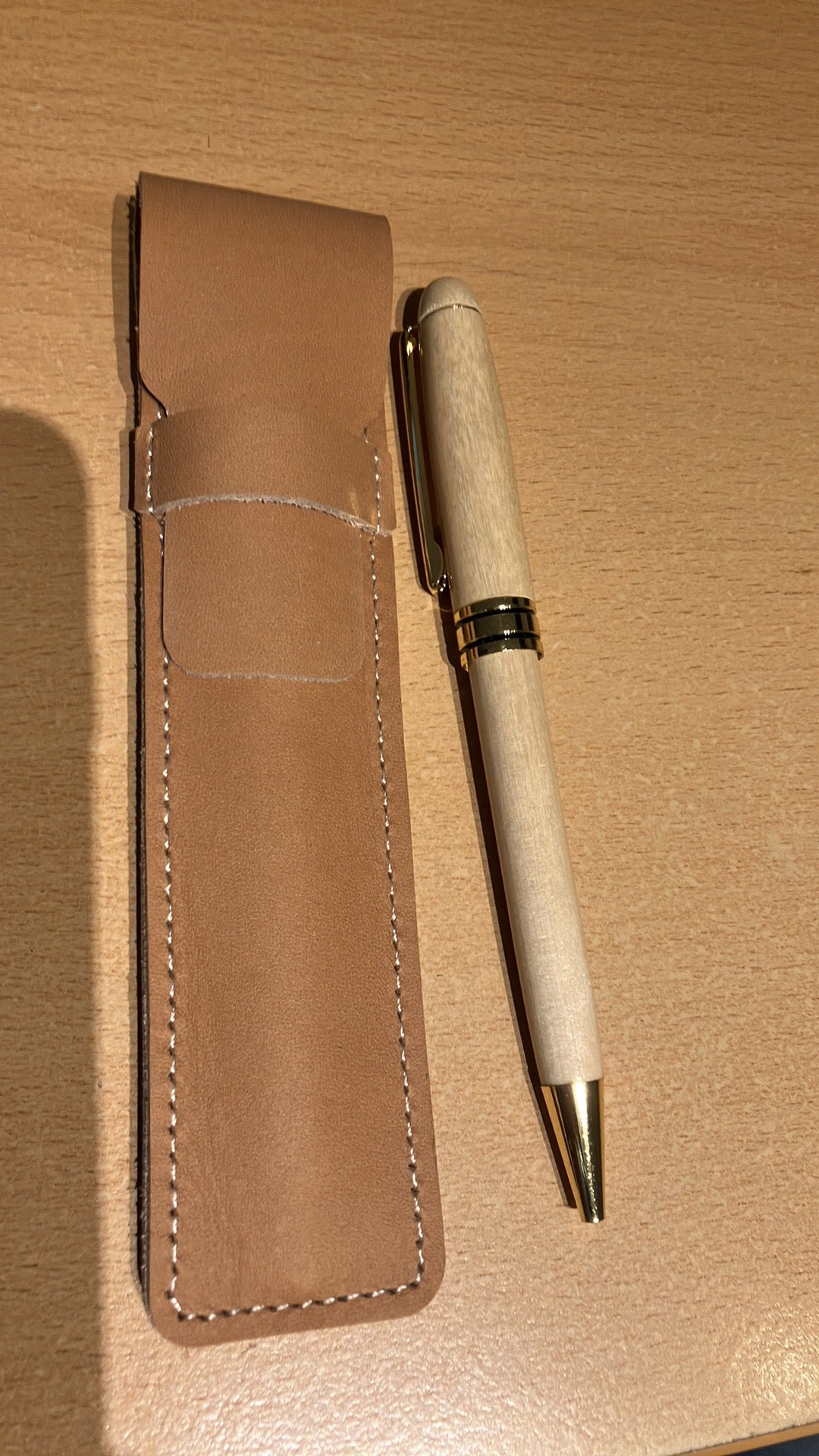 Stylo Gravé en bois d'érable