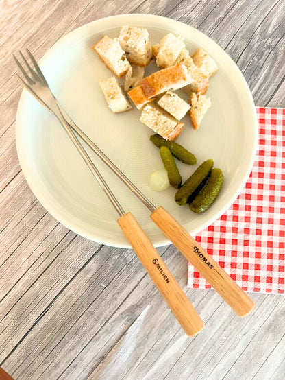 Fourchette à fondue personnalisée