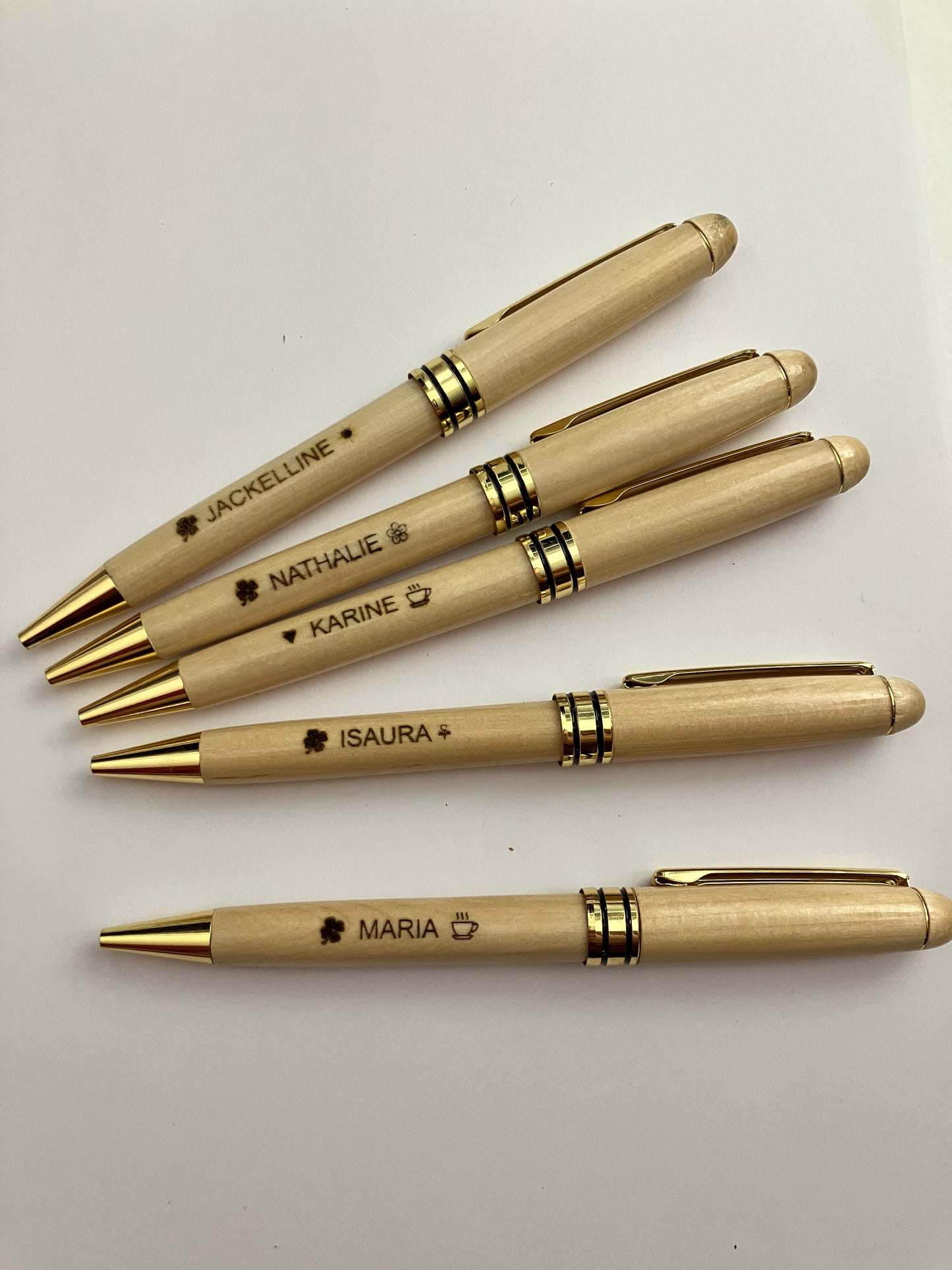 Stylo Gravé en bois d'érable