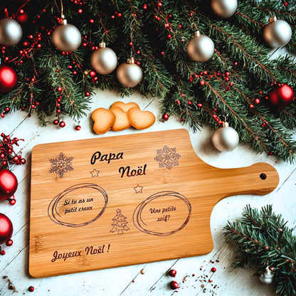 🎅 Planche gravée pour le Père Noël