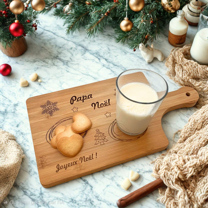 🎅 Planche gravée pour le Père Noël